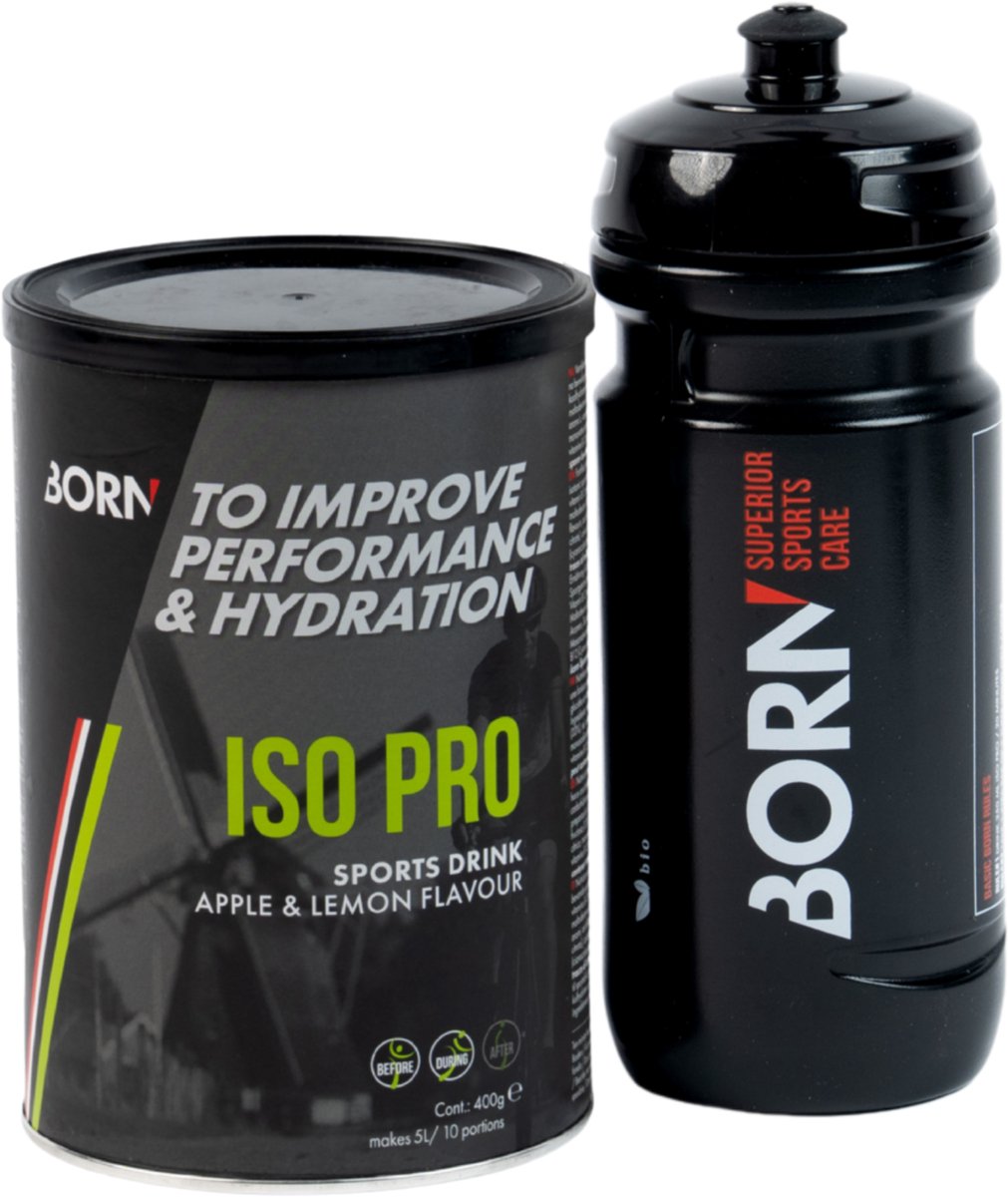 BORN ISO PRO APPLE/LEMON CAN 400g + FREE BOTTLE PROMO