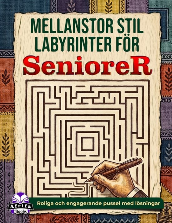 Mellanstor stil Labyrinter för seniorer - cover