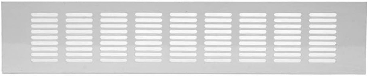Ventilatierooster - Luchtgitter - Meubilair Ventileren - Aluminium - 500x80mm - Wit