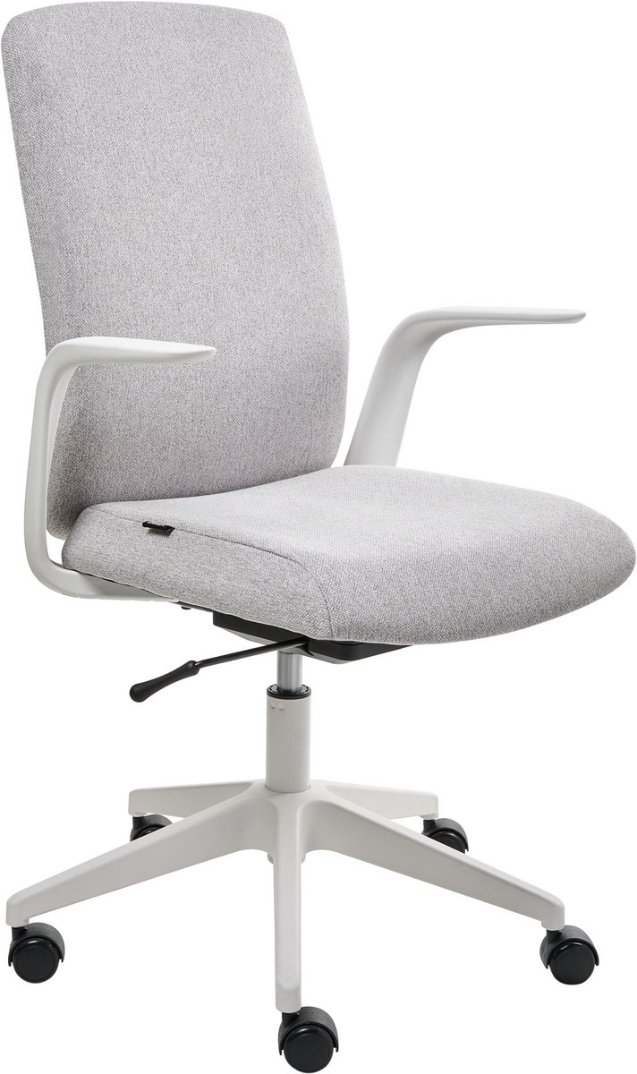 CAPTAIN - Bureaustoel - Lichtgrijs - Polyester