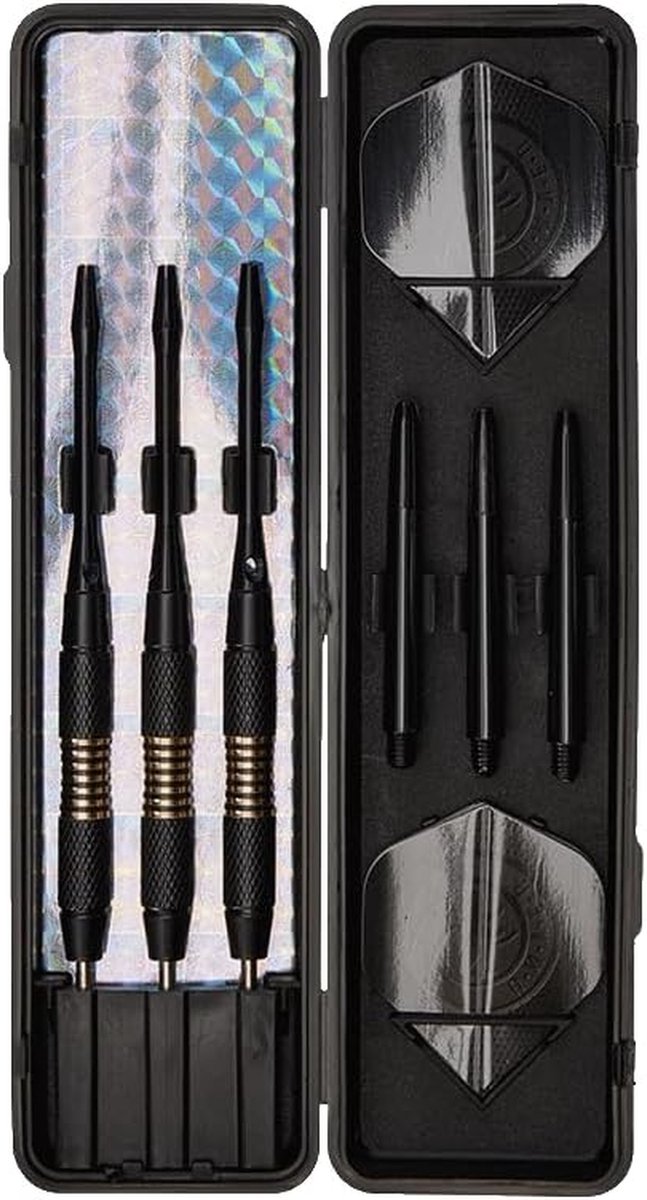 Dartpijlen Set - Pijltjes Set - Precisie Werpen - Inclusief Opbergdoos - 3 Stuks - Zwart