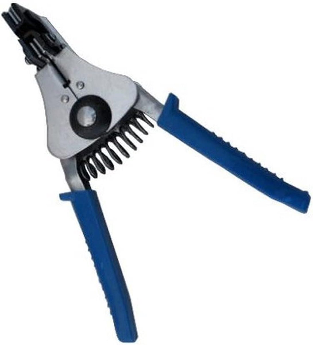 Striptang Automatisch - Draadstripper - Kabel Bewerken - Automatisch Systeem - 10x10x10 cm - Blauw/Zilver
