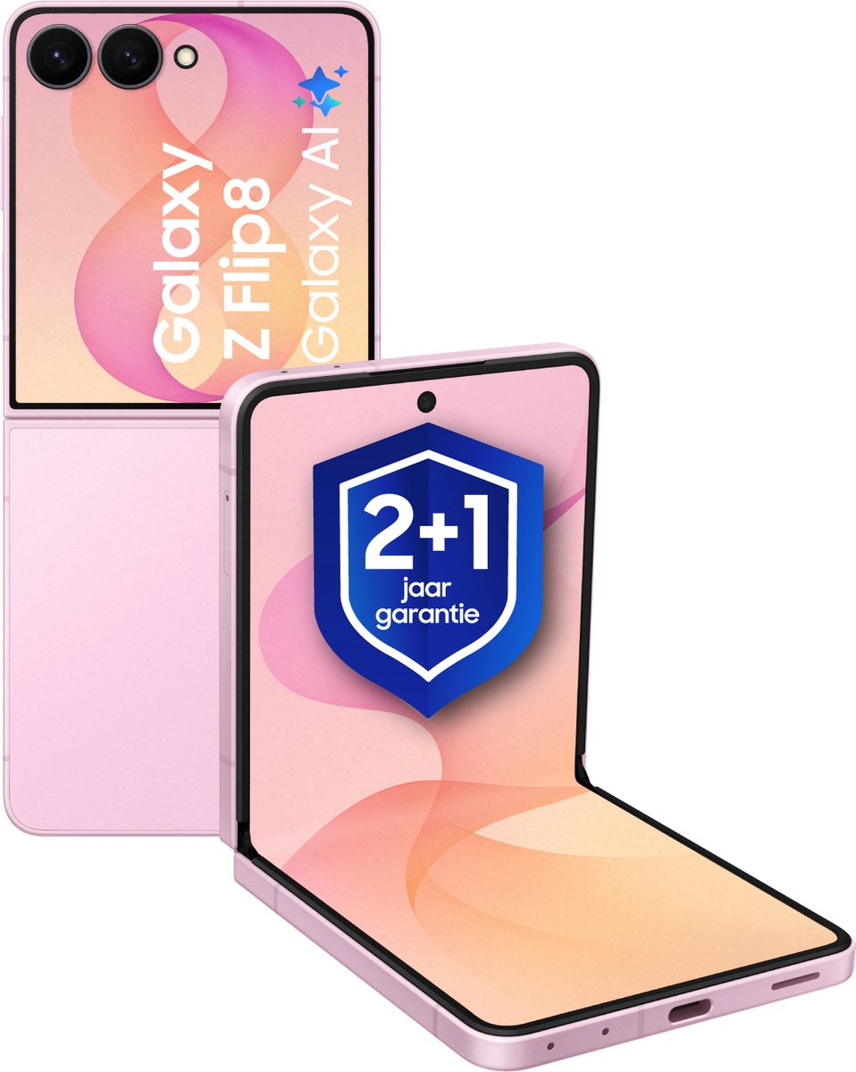 Samsung Galaxy Z Flip8 5G - Smartphone - 512GB - Pink + 1 jaar extra garantie