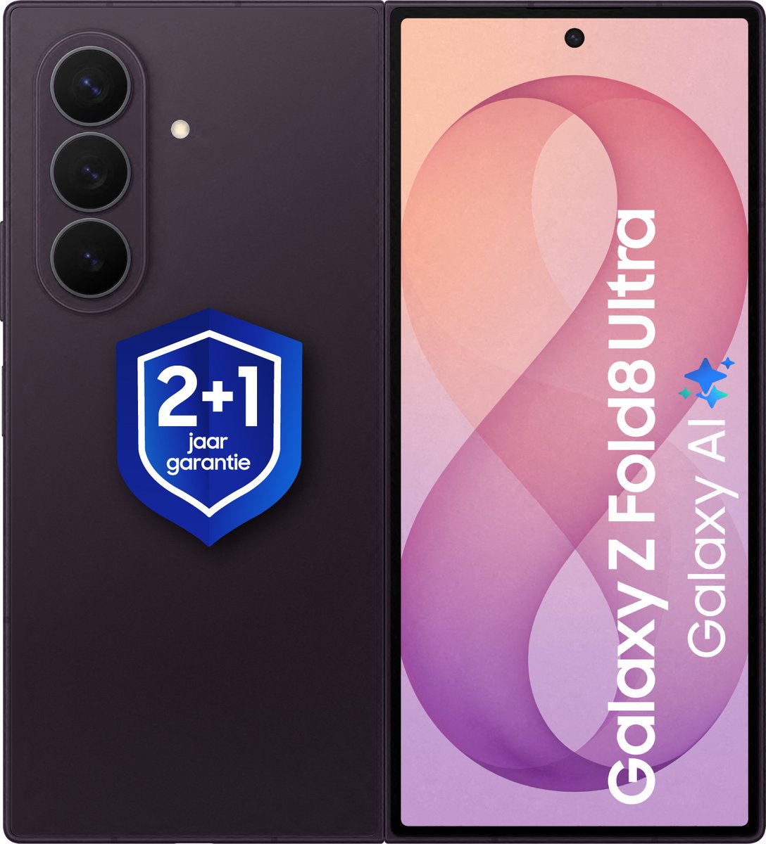 Samsung Galaxy Z Fold8 Ultra 5G - Smartphone - 256GB - Violet Shadow + 1 jaar extra garantie