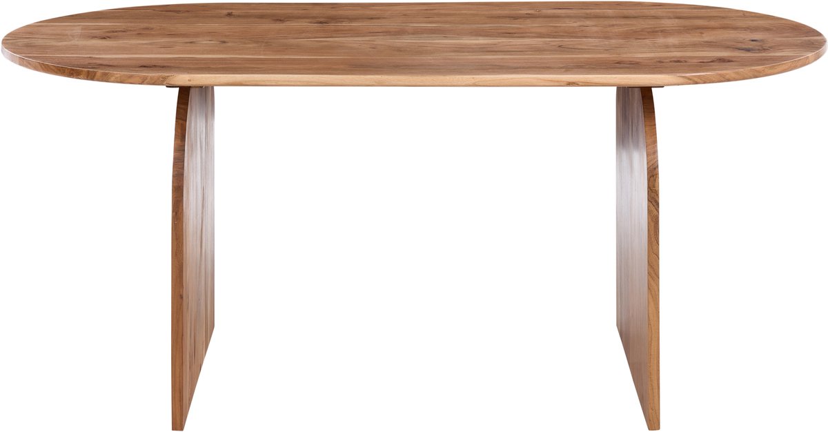 Beliani SKYE - Eettafel - Lichthout - 180 x 90 cm - Acaciahout Bruin