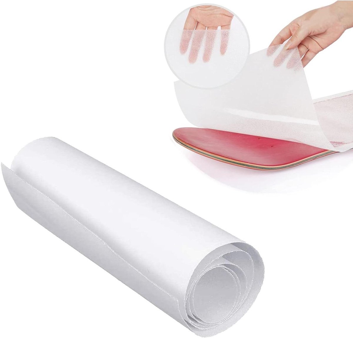 Transparante Grip Tape - Skateboard Schuurpapier - Board Stabiliteit - Waterbestendig Materiaal - 84 x 23 cm - Helder