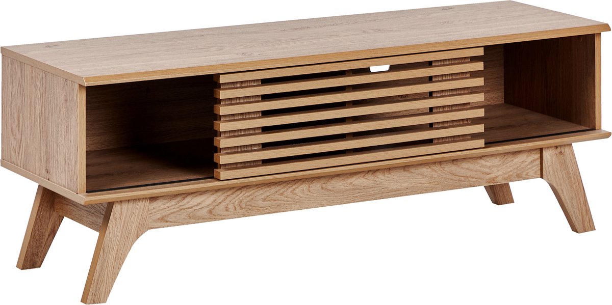 Beliani TOLEDO - TV-meubel - Lichte houtkleur - MDF Bruin