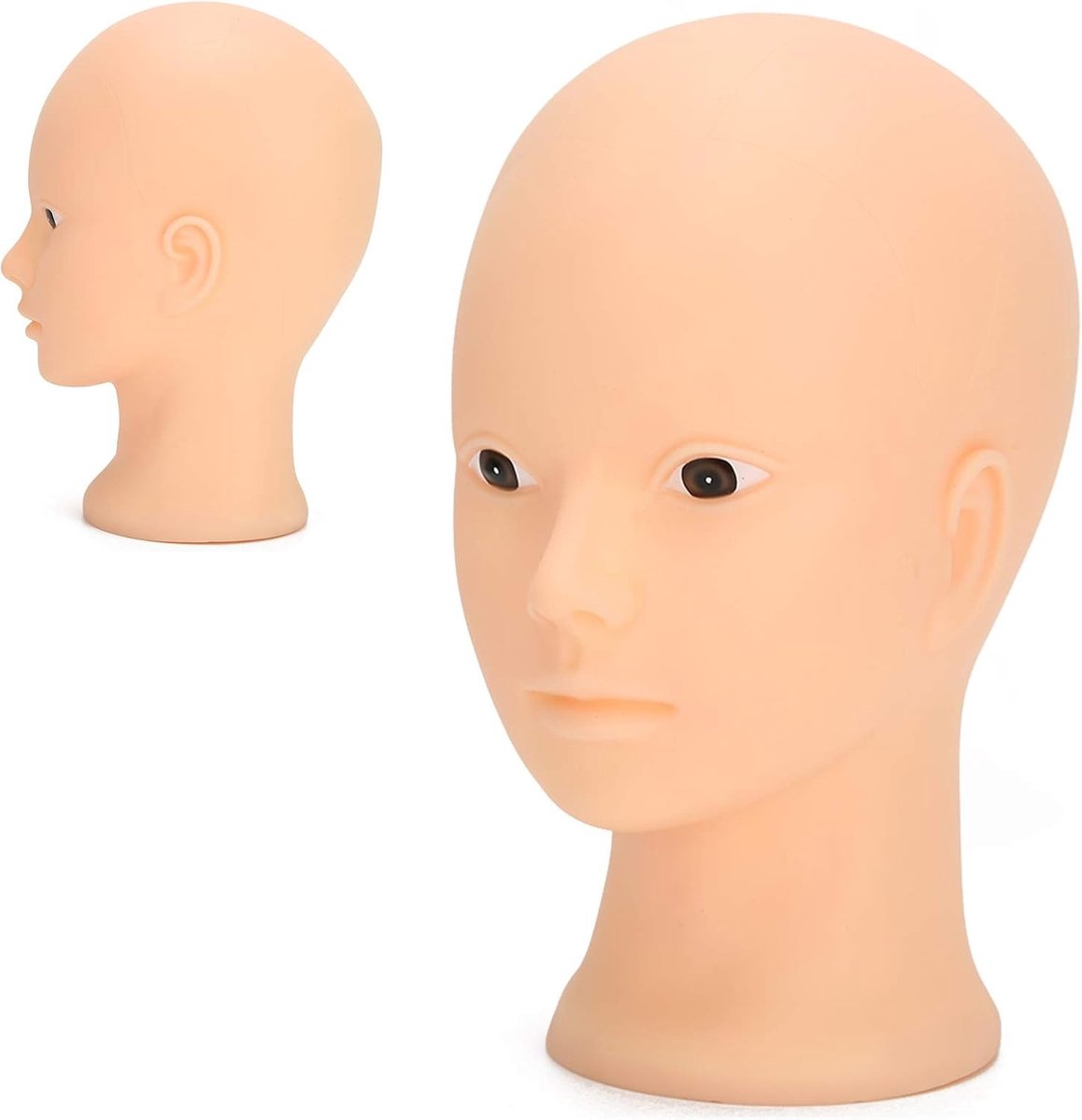 49cm Mannequin Hoofd voor Make-up Training en Peruk Display - Ideaal voor Stylisten en Haarstyling Oefeningen