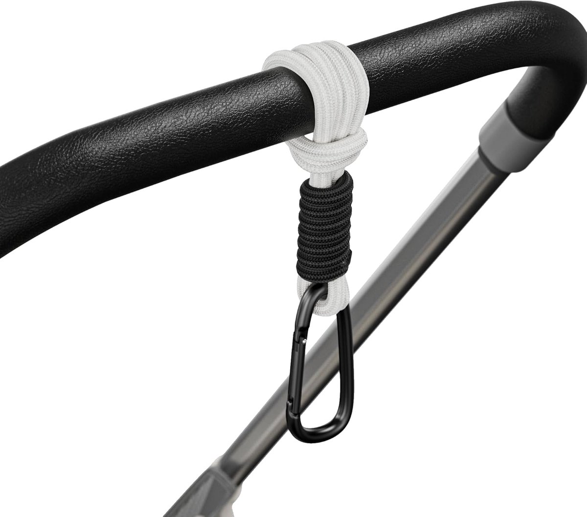 Thijox - Buggy Clips voor Kinderwagen - Aluminium Kinderwagen Haken - Universele Karabijnhaak Clips voor Tassen en Kinderwagenaccessoires - Ideaal voo