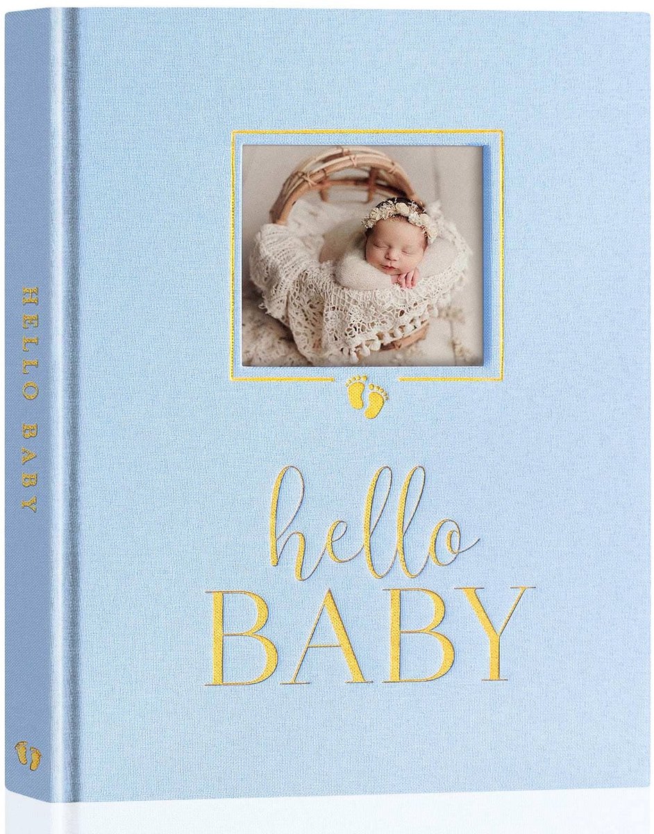 Inovra- Geboorteboek - Baby Memory Book - Fotoalbum - Geheugenboek - Babyboek - Eerste 5 Jaar - Ruimte voor maandelijkse updates