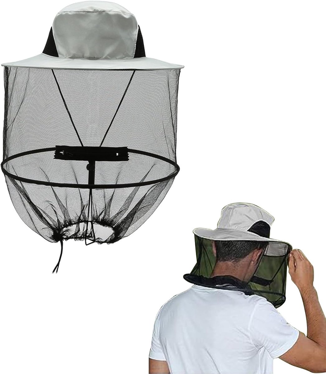 Allecta - Imkerhoed met sluier voor hoofdbescherming bij outdoor activiteiten.