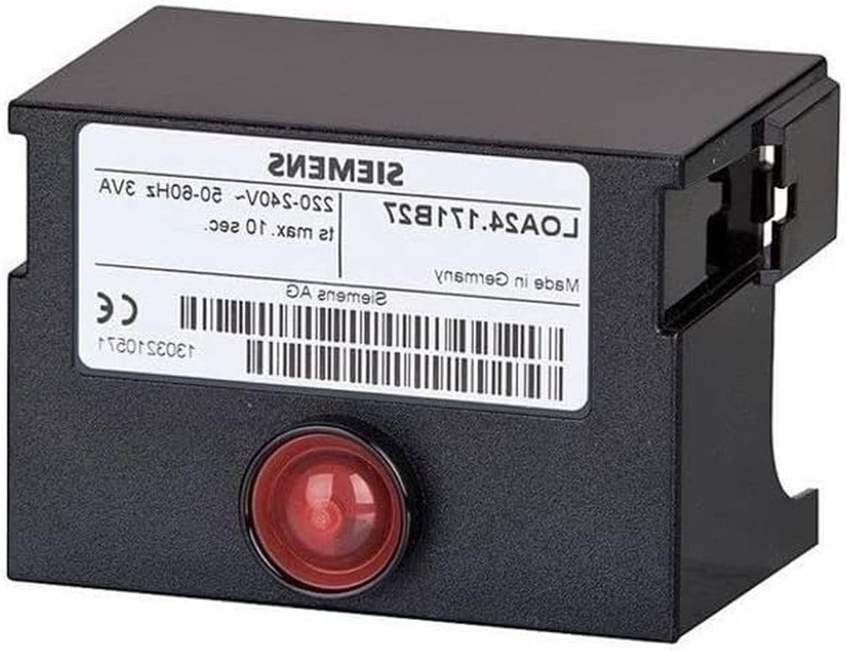 Besturingsbox Gasbrander - Controlemodule Brander - Verwarming Installeren - Universele Compatibiliteit - LOA 24 - Grijs