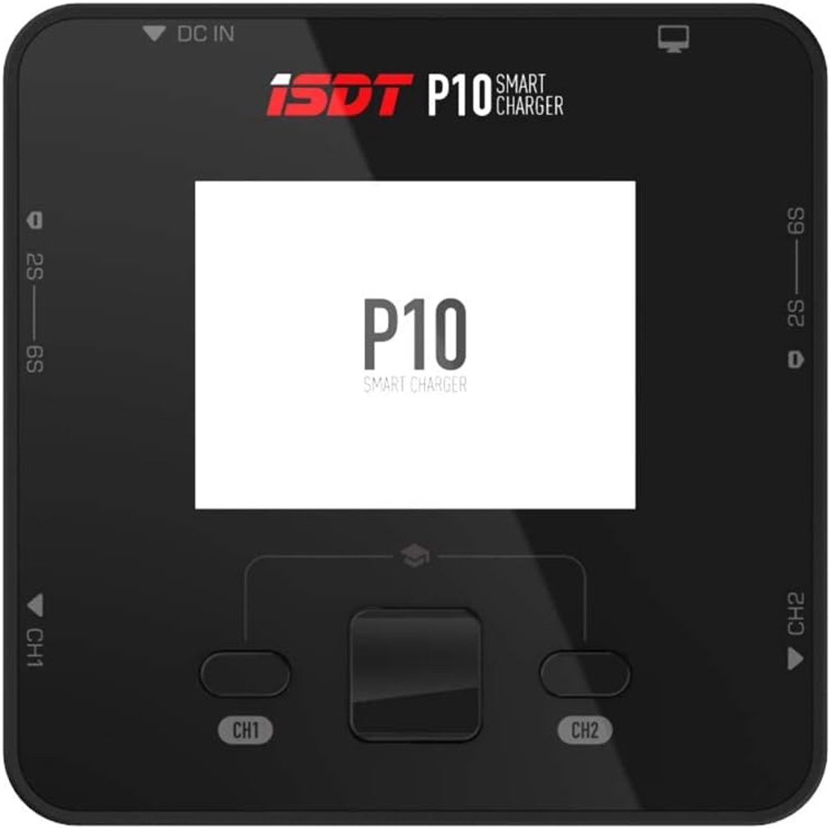 Thijox - ISDT P10 Smart Lipo Oplader 250W/10A x 2 Dual-Kanaals Snellader voor LiPo/LiHv/LiIon/LiFe en NiMH Accu's - Zwart, Ideaal voor RC Hobby's en M