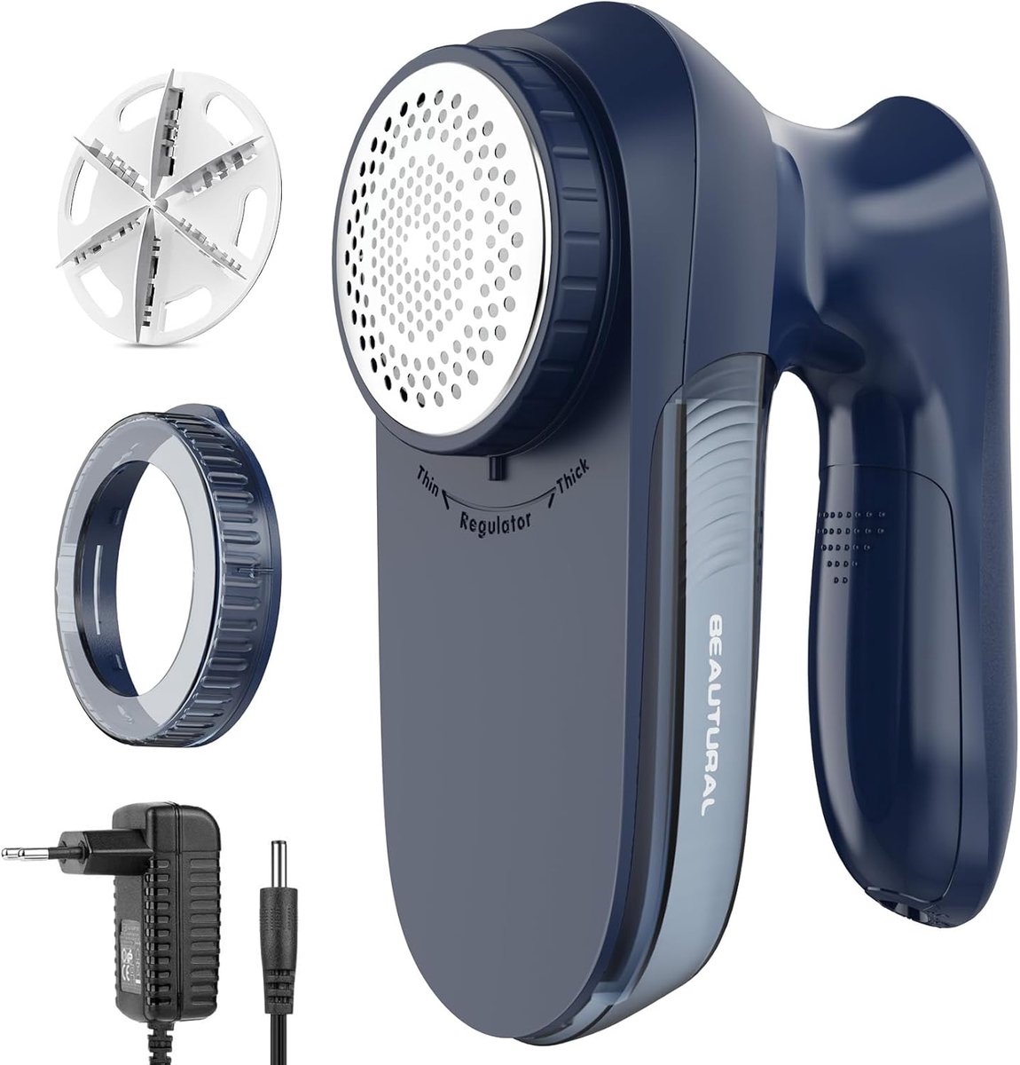 Thijox - Beautural Pluisscheerapparaat, Ontpiller voor Kleding, AC-Adapter en Batterijen, 2 Snelheden, 4 Hoogte-instellingen, Geschikt voor Gezin, Per