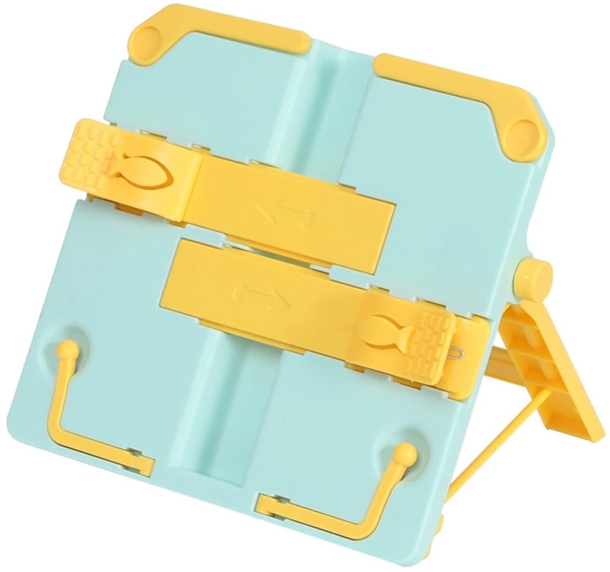 Dailygoods- Boekenstandaard Opvouwbaar - Boekenhouder - Leesstandaard - Kinderboekenstandaard - ABS Materiaal - Geschikt voor School/Bibliotheek - Boekenplank