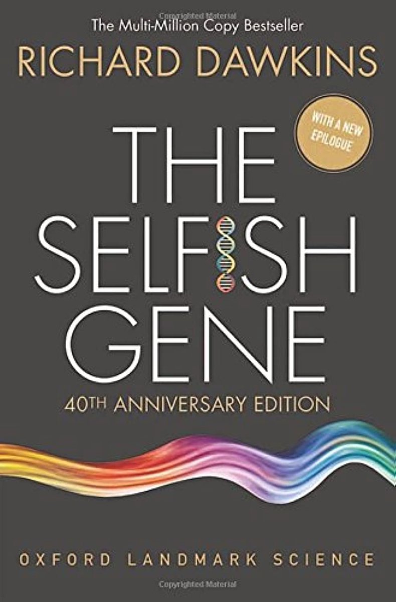 Dailygoods- Zelfzuchtig Gen - 40e Verjaardag Editie - Evolutie - Neo-Darwinisme - Klassiek Werk - Professor Dawkins - Evolutionair Boek