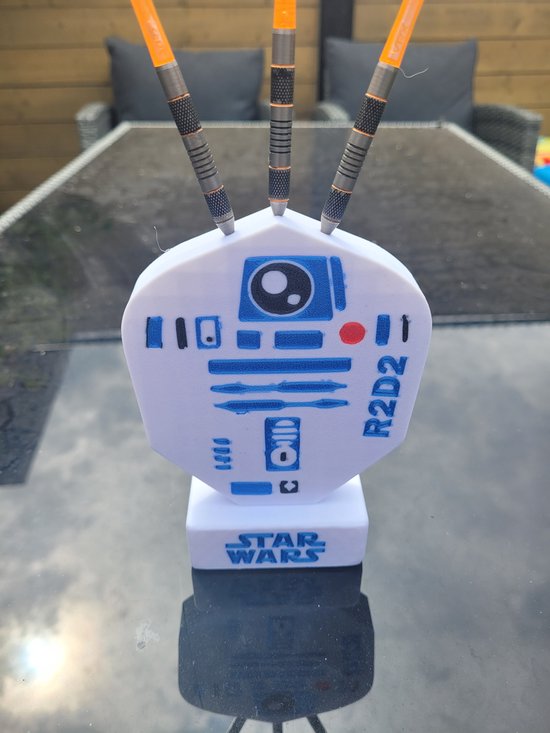dartshouder dartspijlen R2D2 van 3D — afbeelding 3