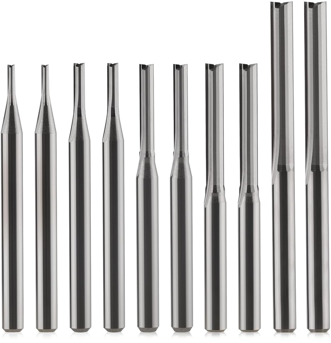 6.35mm Rechte Freesbits voor CNC Bewerking - Dubbelgeslepen, Tungsten Staal, Precisie Frezen