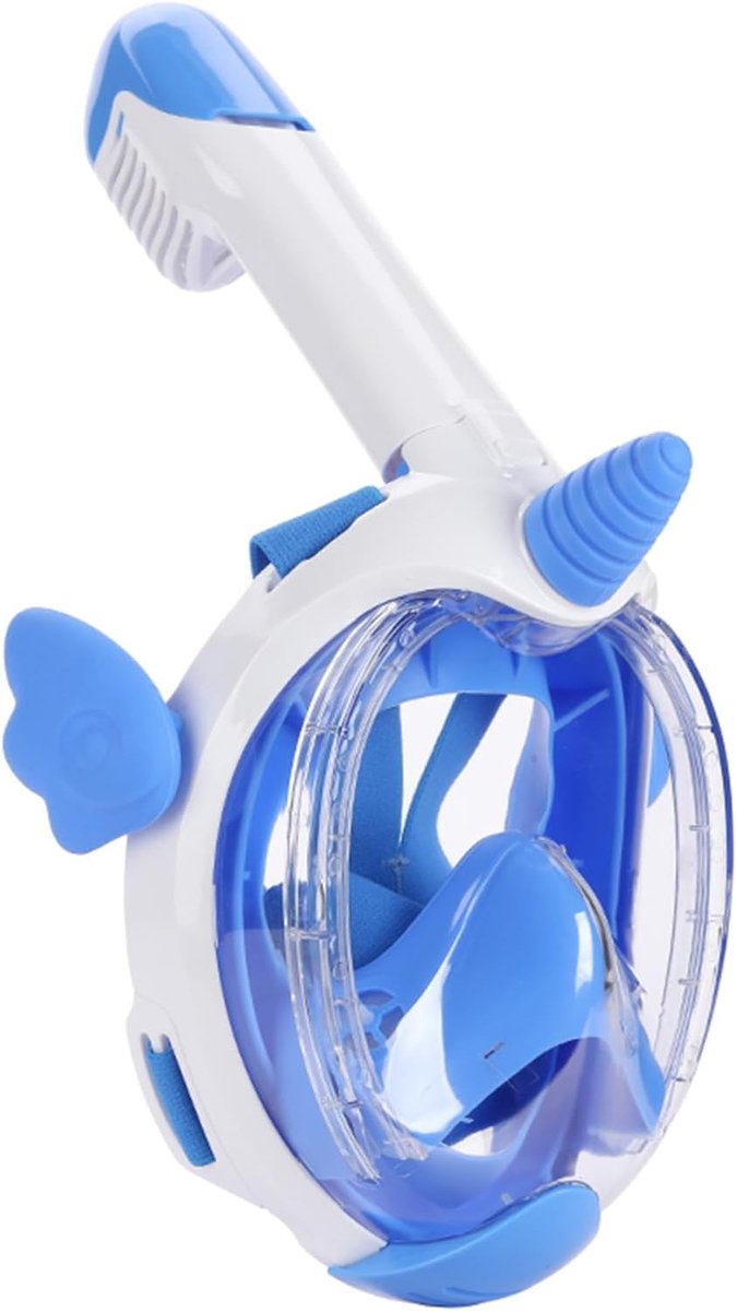 SnelShoppen - Vitare Snorkelmasker voor Kinderen, 180° Panorama Duikmasker, Waterdichte en Lekvrije Duikbril met Snorkel, Volledig Gezichtsmasker, Een