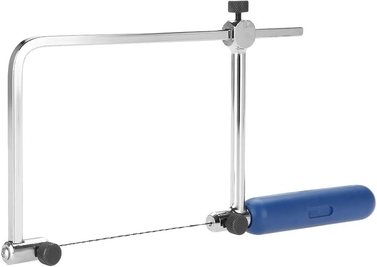 Dailygoods- Figuurzaag Verstelbaar - Zaagframe - Spiraalzaagbladen - Houtbewerking - Metaalbewerking - Kunststof zagen - Zaag