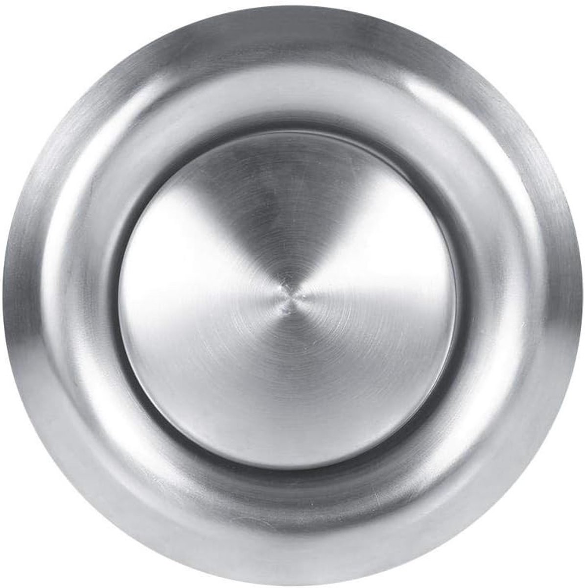 Ronde Ventilatierooster van RVS voor Wand- en Plafondmontage, 150mm, Ideaal voor Badkamer,