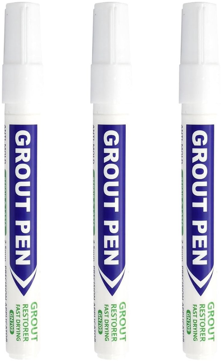Grout pen voor het opvullen van voegen, waterdicht en schimmelbestendig, ideaal voor keramiek, glas en metaal, grote capaciteit