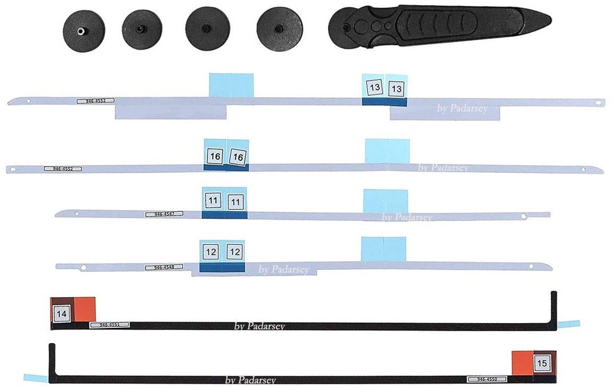 Vervangende LCD Paneel Lijm Tape Strips met Opening Tool Kit voor iMac 27-inch (2012-2019) A1419, Herstelset voor Scherm en Display