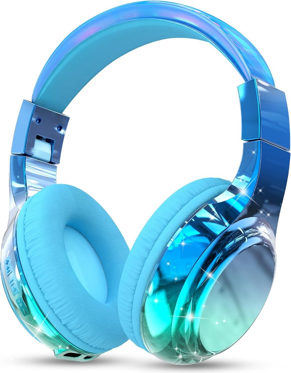 Thijox - Draadloze Bluetooth-Koptelefoon voor Kinderen, Over-Ear, Roze, Met Microfoon, Geschikt Voor 3-7 Jaar, Comfortabel en Stijlvol Ontwerp