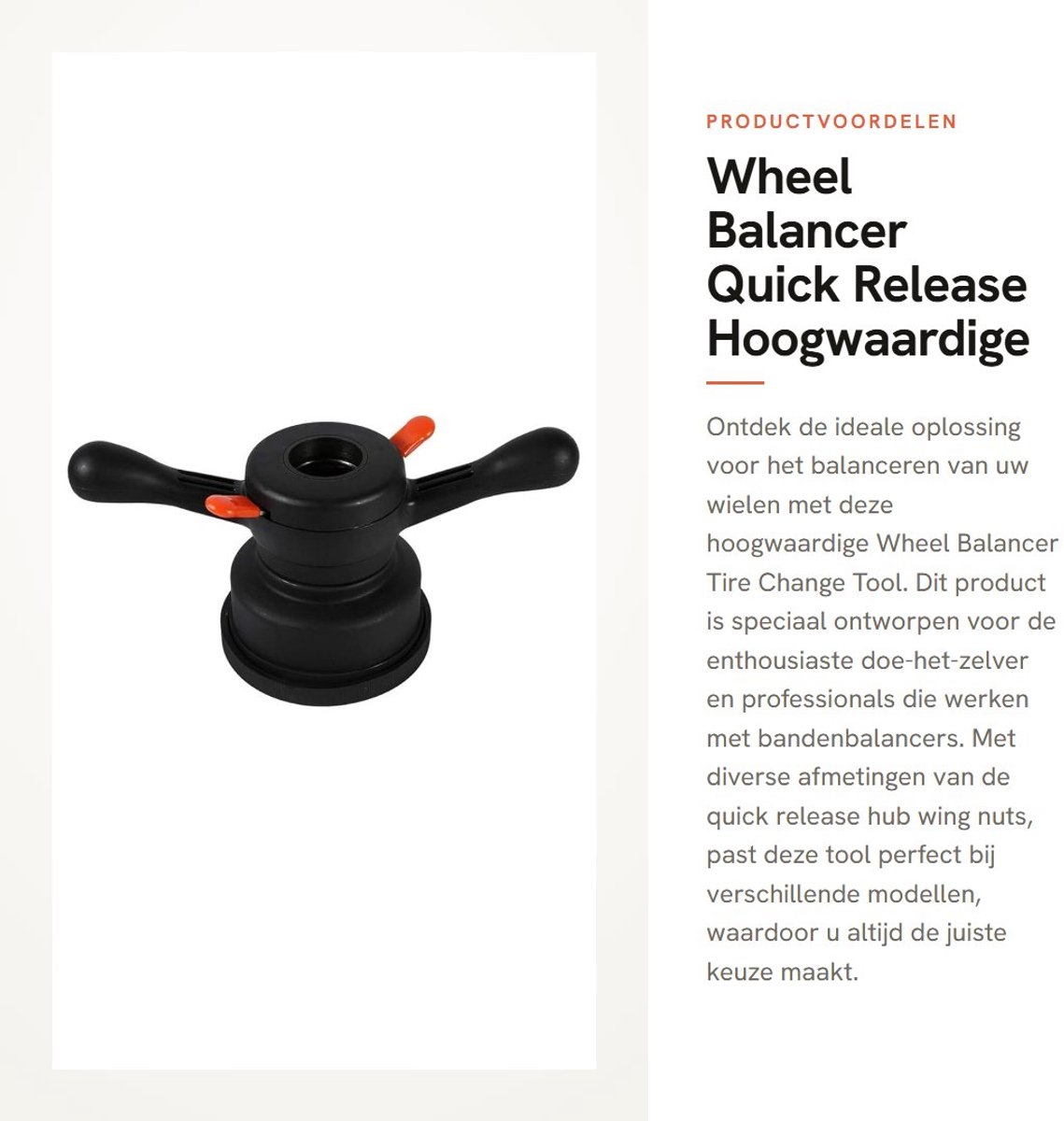 Dailygoods- Balanceermachine Professioneel - Bandenwisselset - Bandenwisselaar - Vleugelmoer - Drukcup - Hoogwaardige kwaliteit - Begeleidt duizenden kilometers - Bandenwissel