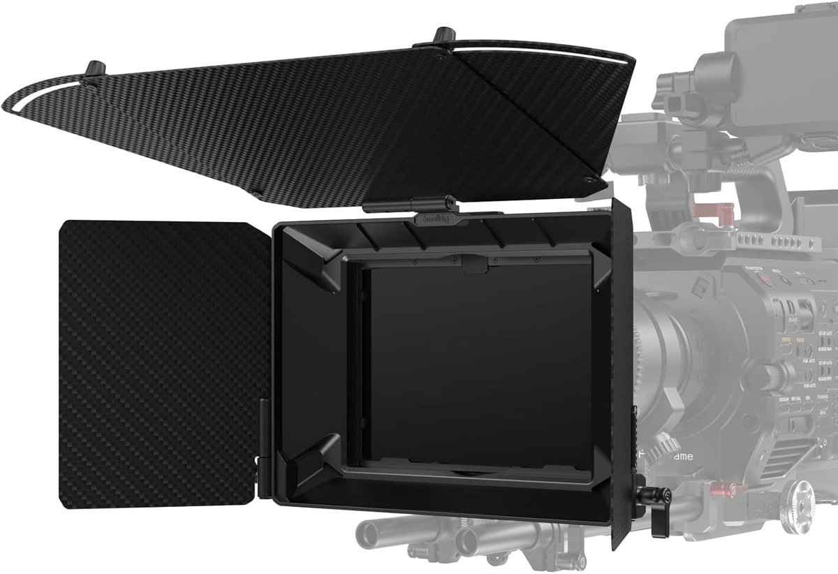 Multifunctionele Matte Box Kit voor Spiegelloze Camera's en Cine Lenzen met Filterframe en Lensondersteuning - Φ114mm - Professionele Videoproductie Accessoires