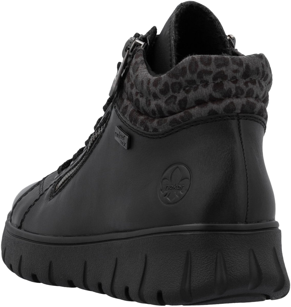 Odeon hoge leren sneakers