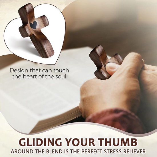 Houten Rozenkrans Set met Kruis voor Katholiek Gebed en Spiritualiteit van houten — afbeelding 4