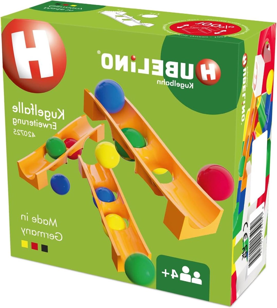 Kogelbaan Uitbreiding - Knikkerbaan Onderdelen - Spelenderwijs Leren - 100% Compatibel - 15 Delen - Multicolor