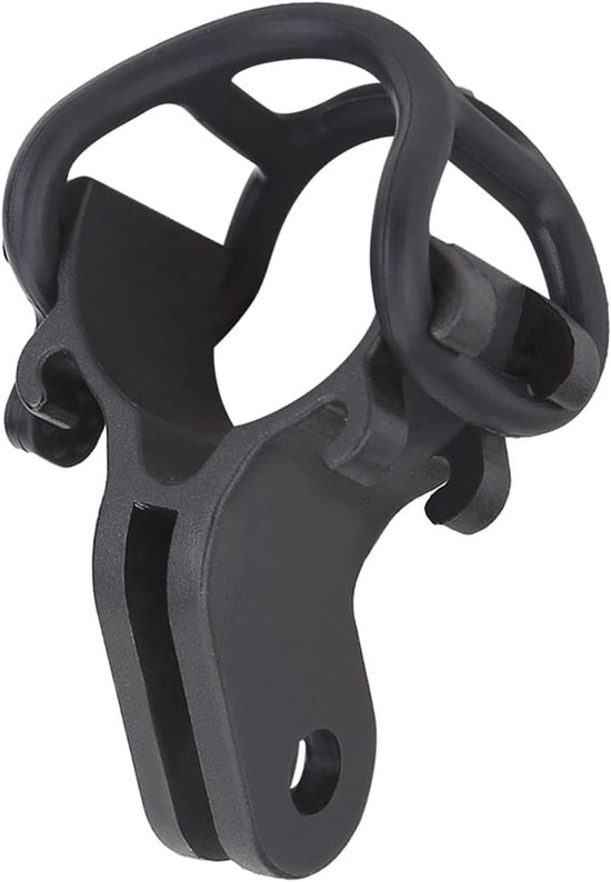 Fiets Lamp Houder - Stuur Mount - Veilig Fietsen - Universele Pasvorm - Tot 40mm Diameter - Zwart — afbeelding 5