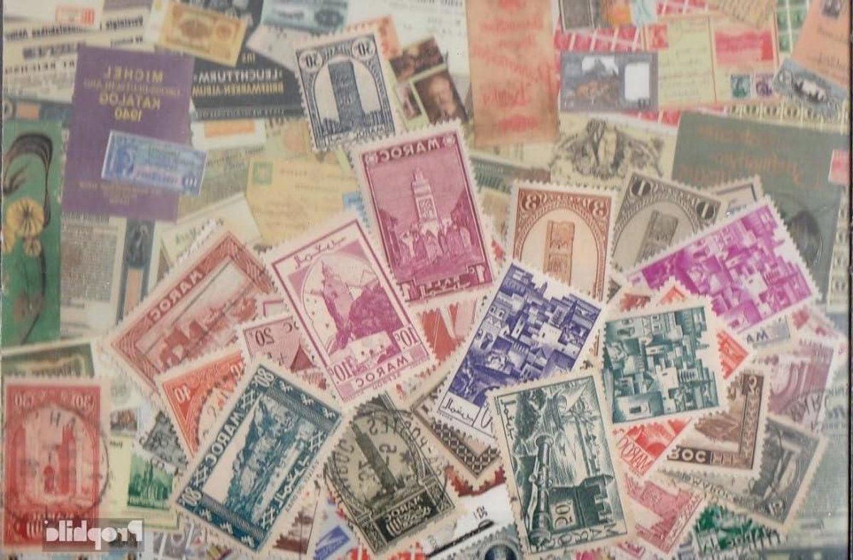 50 Verschillende Postzegels Marokko - Verzamelobjecten