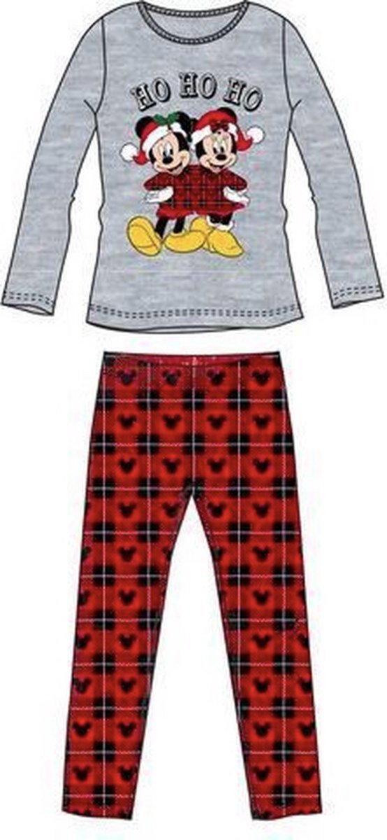 Minnie Mouse pyjama Maat 98 / 3 jaar grijs bordeaux