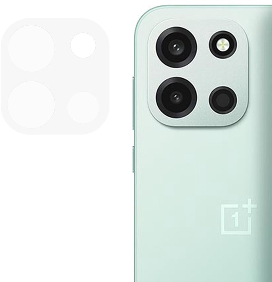 Coverup Camera Lens Protector - Geschikt voor OnePlus Nord 6 Camera Lens Protector - Coverup 9H Tempered Glass - Transparant