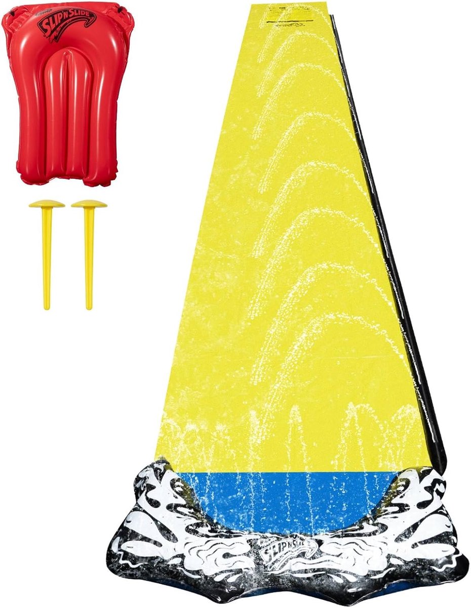 Thijox - Slip N Slide Waterglijbaan 548,64 cm met Boogie - Zomer Speelgoed voor Kinderen 5-12 jaar - Perfect voor Tuinfeestjes en Verjaardagen