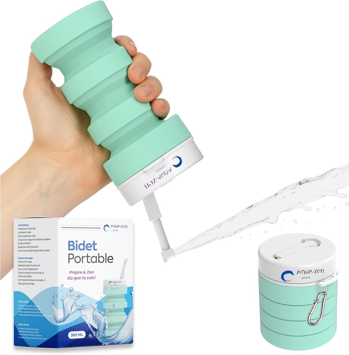 Thijox - Draagbaar Istinja-bidet Compact voor Intieme Toilethygiëne, Handzaam en Praktisch na Bevalling, Perineale en Billenwas, Ideaal voor Reizen, C