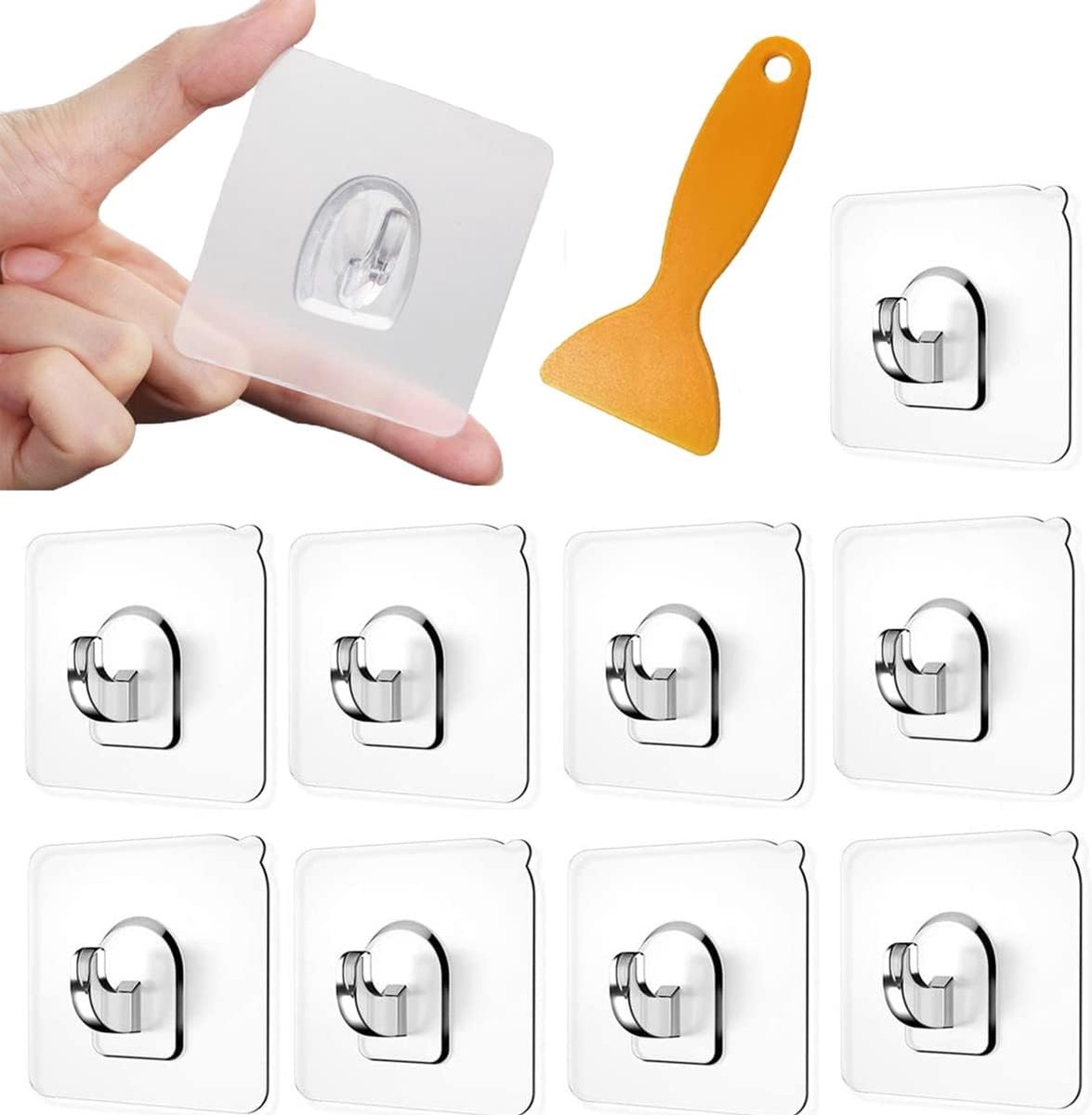 Inovra- Handdoekhaken 25-delige set - Zelfklevend - Waterdicht - Multifunctioneel - Tot 10