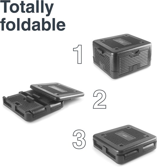 Thermobox EPP 18 l - Houdt levensmiddelen koud of warm, Lichte en robuuste isolatie, Opvouwbaar en waterdicht van Merkloos — afbeelding 4