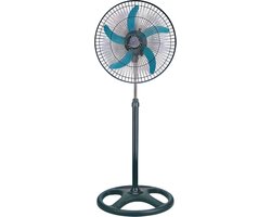 Siplinter SIP182026 Industriële Staande Ventilator 45 cm / 18 Inch - 85W - Verstelbaar - Krachtige Luchtcirculatie - Zwart