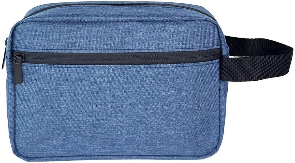 Thijox - Reistoilettas voor Heren, Grote Waterdichte Toilettas, Dubbellaagse Kit voor Reizen, Oxford Weefsel, Slijtvast, Ideaal voor Vakantie, Camping