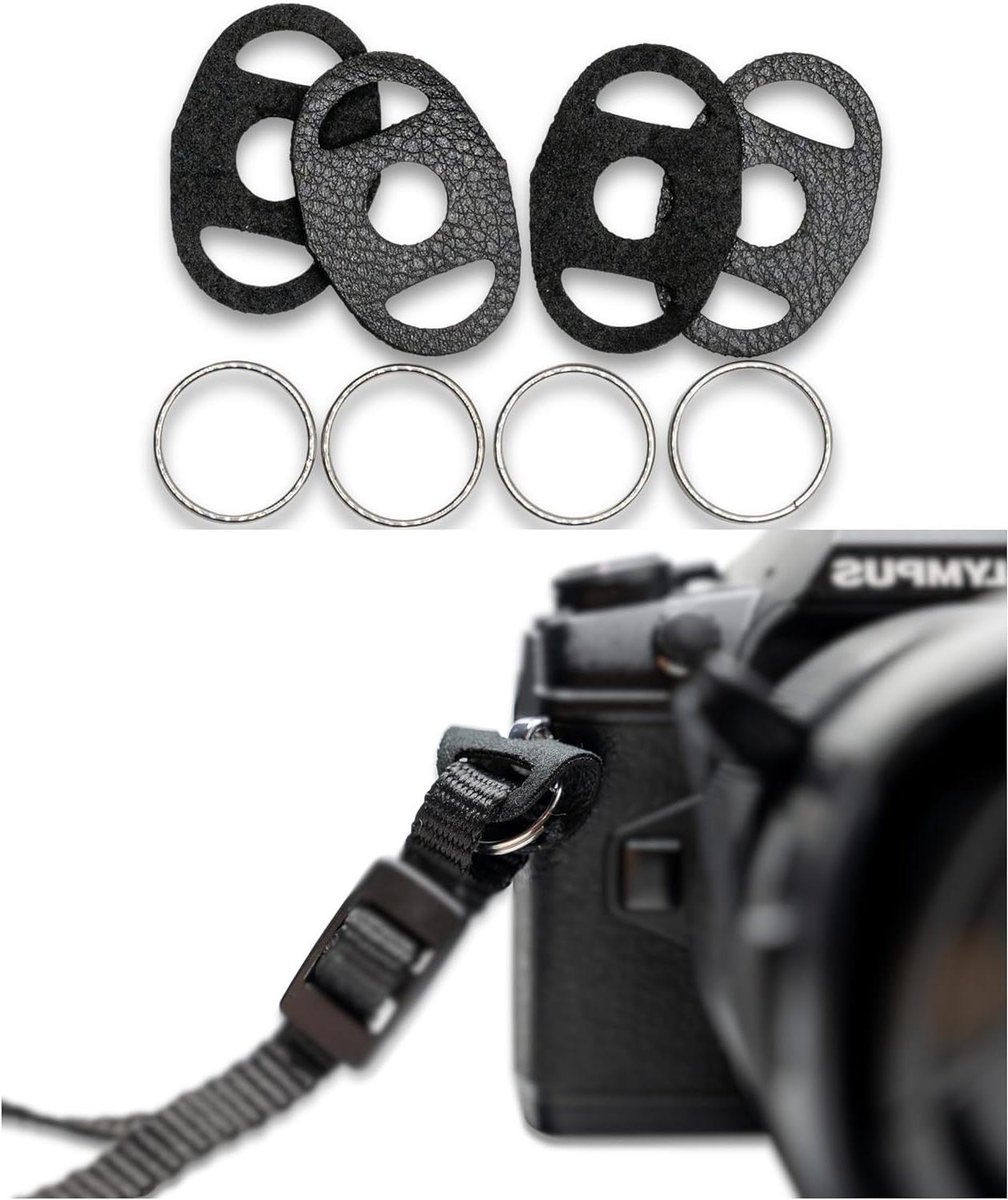 Camera Ringen - Draagring Set - Camera Bevestiging - Krasbescherming Inclusief - 4 Stuks - Metaal