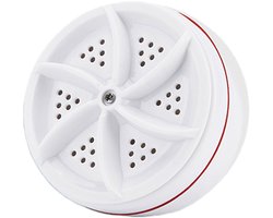 Mini draagbare ronde USB turbo ultrasone wasmachine – Compacte reinigingshulp voor sokken, ondergoed en kleine vaatjes voor thuis en op reis
