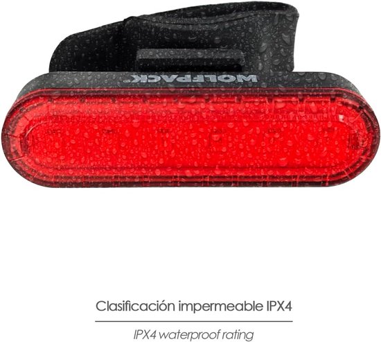 LED Achterlicht - Fiets Scooter - Zichtbaarheid Verhogen - Oplaadbaar USB - 100 Lumen - Multicolor — afbeelding 5