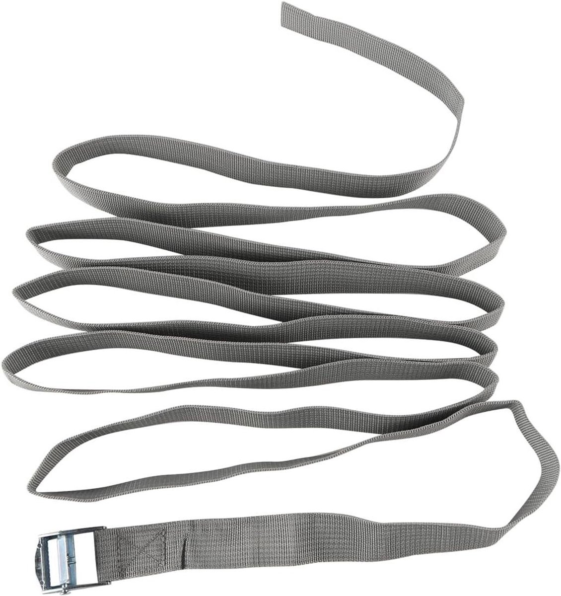 Spanbanden Set - Bagage Riemen - Vervoer Vastzetten - Snelsluiting Gesp - 3 Meter - Grijs