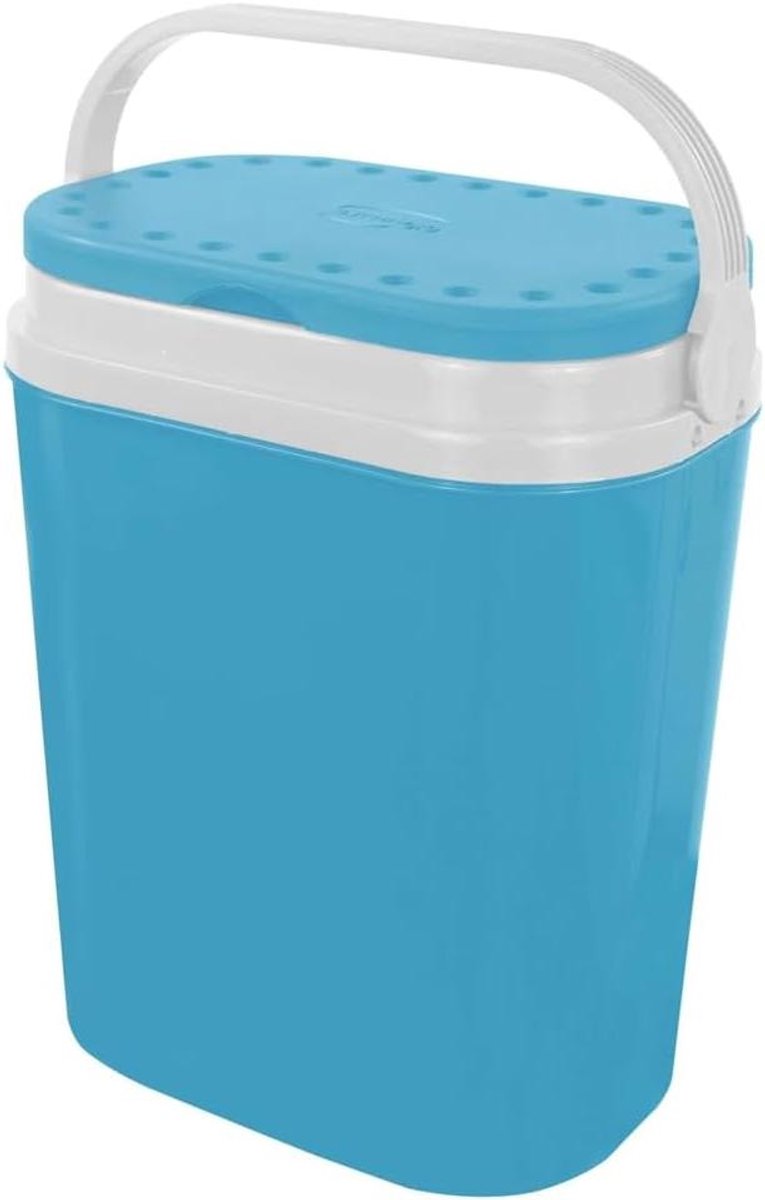Koelbox - Passive koeler - Buitenactiviteiten - Lekvrij transport - 12 liter - Lichtblauw