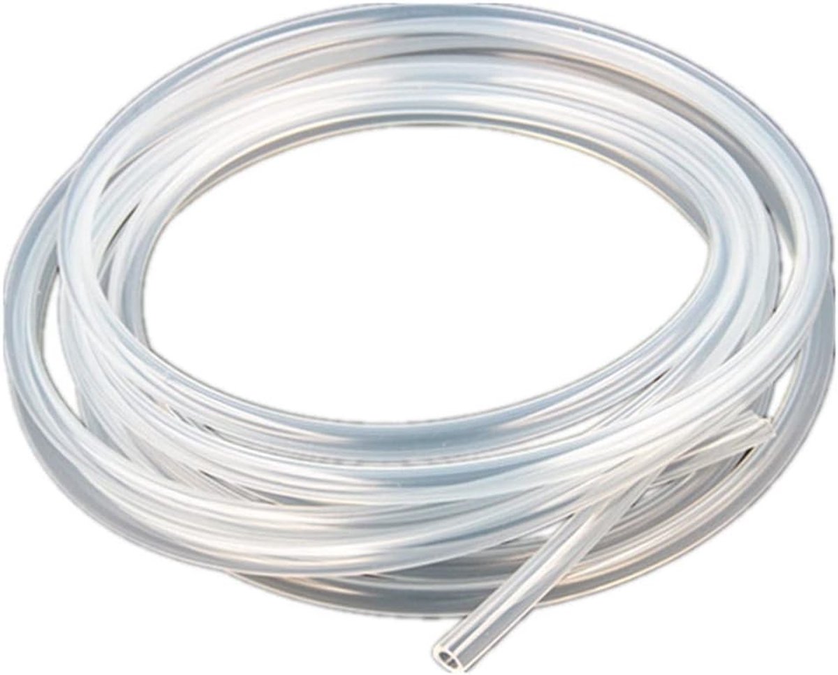 Siliconen Slang 9mm ID 12mm OD 10 Meter - Transparante Voedselveilige Rubber Slang voor Pomp en Luchttransport