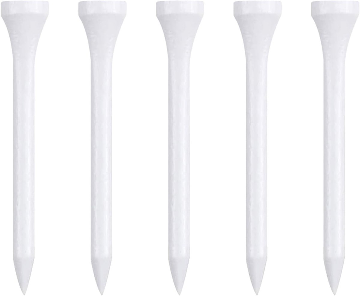 Houten Golf Tees 2-3/4" 100 Stuks, Duurzame Golfaccessoires voor Precisie en Prestaties